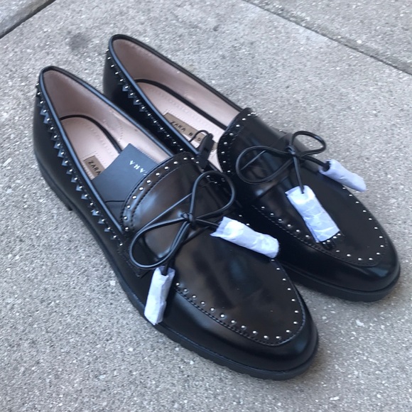 Zara Studded loafers slip on Sz 10❗️sold❗️ - Picture 3 of 8